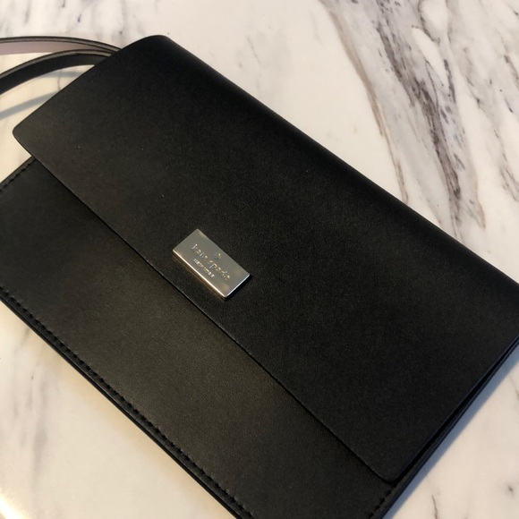 Kate Spade black clutch - Picture 1 of 4